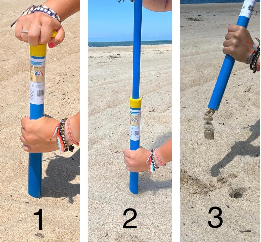 SAND SUCKER Beach Umbrella Hole Digger